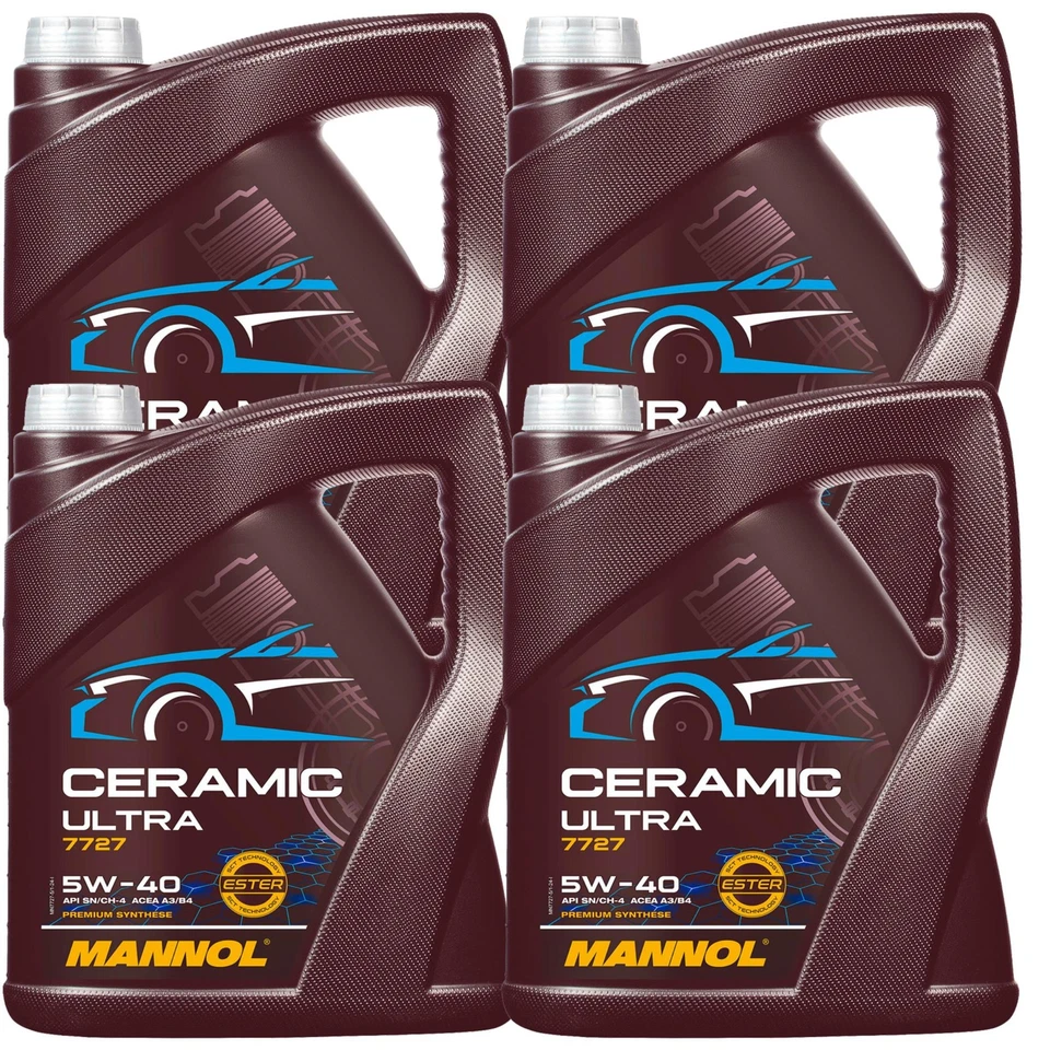 4x5 L Huile Moteur MANNOL Ceramic Ultra 5W-40 7727 pour BMW LL-01 - Photo 1/4