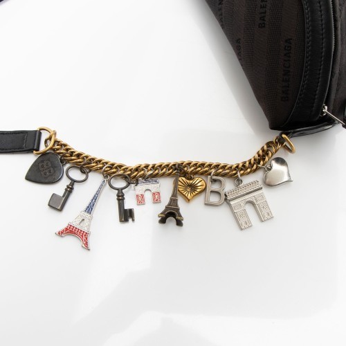 DAMAGED - Balenciaga Logo Canvas Souvenir XS Bag thumbnail 14