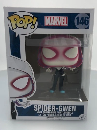 Funko POP! Marvel Spider-Man Spider-Gwen #146 Vinyl Figure DAMAGED BOX SEE PICS