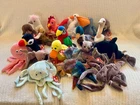 Vintage Ty Beanie Babies Lot 19 Assorted Air Water Winged Sea Animals w/ Tags