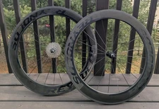 Reynolds Carbon Rim Brake Wheelset QR 700C with 11 speed Shimano Cassette