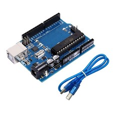 1 PCS UNO R3 Board ATmega328P With USB Cable Compatible With Arduino Projects