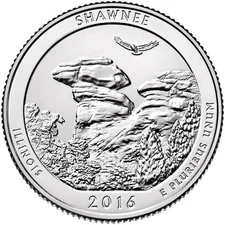 2016 S Shawnee National Park ATB Series Uncirculated From US Mint roll.