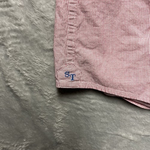 Southern Tide Shirt Mens Medium Red Alabama Crimson Tide Elephant Cotton Stretch - Picture 6 of 9