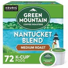 Green Mountain Coffee Roasters Nantucket Blend, 72 Count (Pack of 1) 