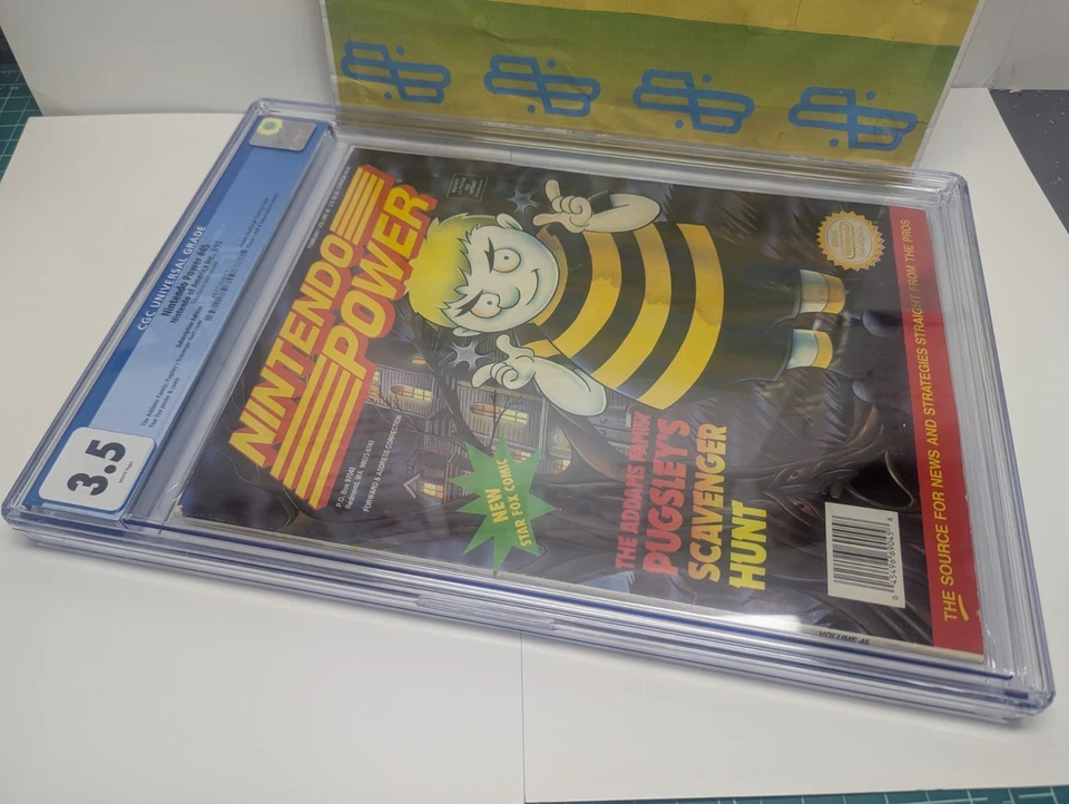 NINTENDO POWER #45 CGC-Grade 3.5 [Feb 1993] Complete w/ Trading Cards & Inserts - Image 4 of 4