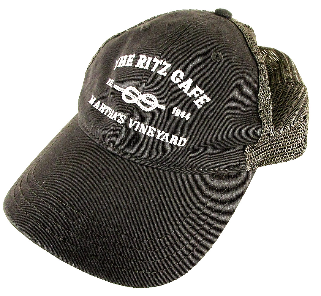 Richardson Unisex Logo Embroidered Baseball Cap Mesh Snap Back One Size Gray