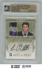 2012-13 ITG Ultimate Memorabilia Enshrined Auto & Jersey Gold Luc Robitaille 1/1