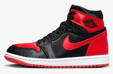 Size 9.5 - Air Jordan 1 Retro OG 2023 High Satin Bred W for sale