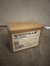 Rockville VOL70100 White 100 Watt 70v Wall Volume Control Zone Controller Box