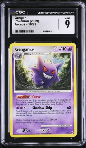 Gengar graded CGC 9 for sale on eBay
