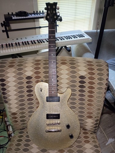 2001 Dean EVO-60 Silver Sparkle - Set Neck, P-90s, Grovers MIK 