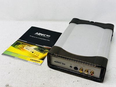 Canopus ADVC 50 Advance Digital Video Capture w/ Manual - No Cables
