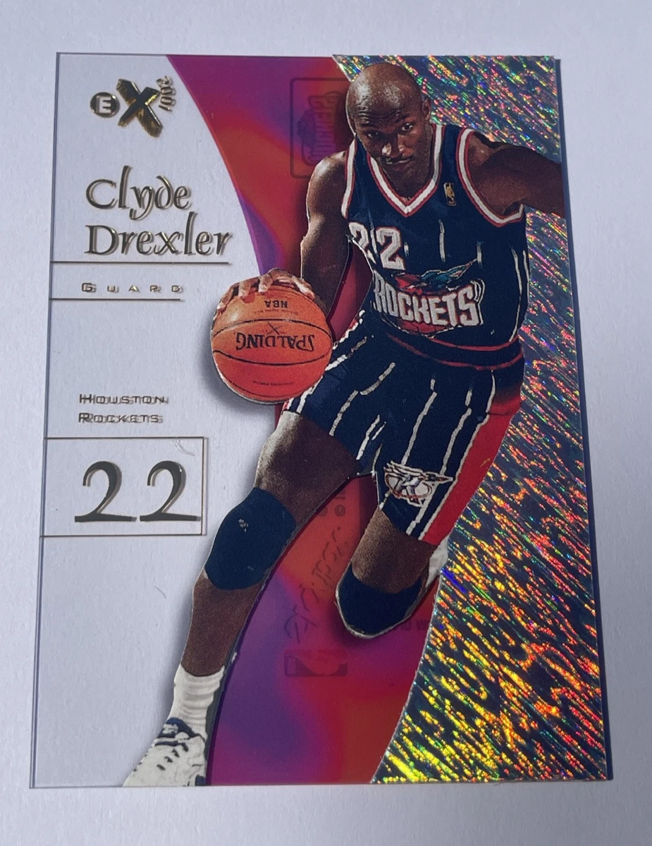 Clyde Drexler Houston Rockets Basketball Sports Trading Card