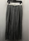 Stradivarius Women's Gray High Waisted Pleated Wide Leg Trousers Size 4 — photo 1