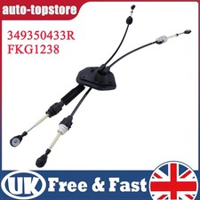 GEAR SELECTOR LINKAGE CABLE SET FOR MERCEDES CITAN RENAULT KANGOO 5 SPEED DIESEL