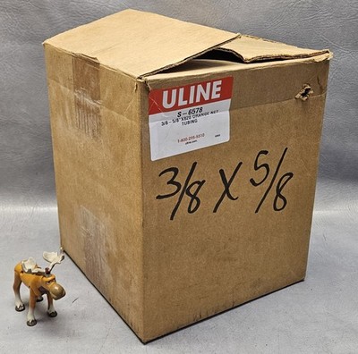 ULINE S-6578 Flexible Polyethylene Protective Netting 3/8 - 5/8'' x 820' Orange