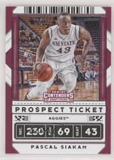 2020 Panini Contenders Draft Picks Variation Prospect Ticket Pascal Siakam 06ko