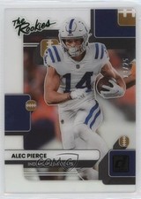 2022 Panini Clearly Donruss The Rookies Green 13/25 Alec Pierce #TR-14 1l2