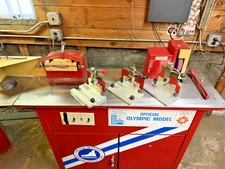 TSM INDUSTRIES 822XF 115/230 3400RPM SKATE SHARPENING MACHINE ~WORKING | FREIGHT