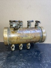 Antique Brass Lunkenheimer 4 Feed Oiler Reservoir Column Parts Hit Miss Steam 