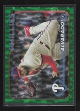 2024 Topps #356 José Alvarado Green Crackle Foil #/499