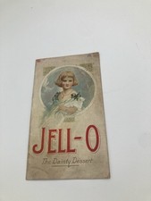 RARE 1905 GENESEE PURE FOOD JELL-O RECIPE BOOKLET BEAUTIFUL ILLUSTRATIONS