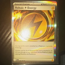 Voltaic Lightning Energy 084/084 Pitch Black Holo Rare Pokemon TCG English