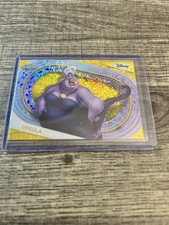 2025 Topps Chrome Disney Yellow Mini-Diamond Refractor Ursula #62 19c6