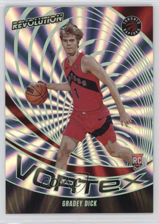 2023-24 Panini Revolution Vortex Sunburst /75 Gradey Dick #5 9l4