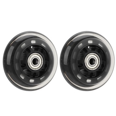 2x Skate Wheels Low Noise 608 Bearing Skates Inline Skating Replacement Whee SET