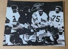 Pittsburgh Steelers Steel Curtain Photo SIGNED / Autographed by L.C. GREENWOOD