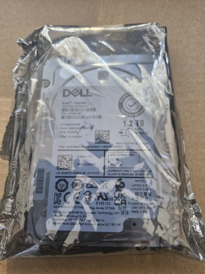 New Dell DMP3R 1.2TB Hard Drive 10K SAS 12Gbps - Image 2 of 4
