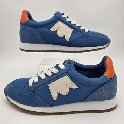 Birdies The Roadrunner Shoes Women's 8 Ultramarine Blue Suede Athletic Sneakers