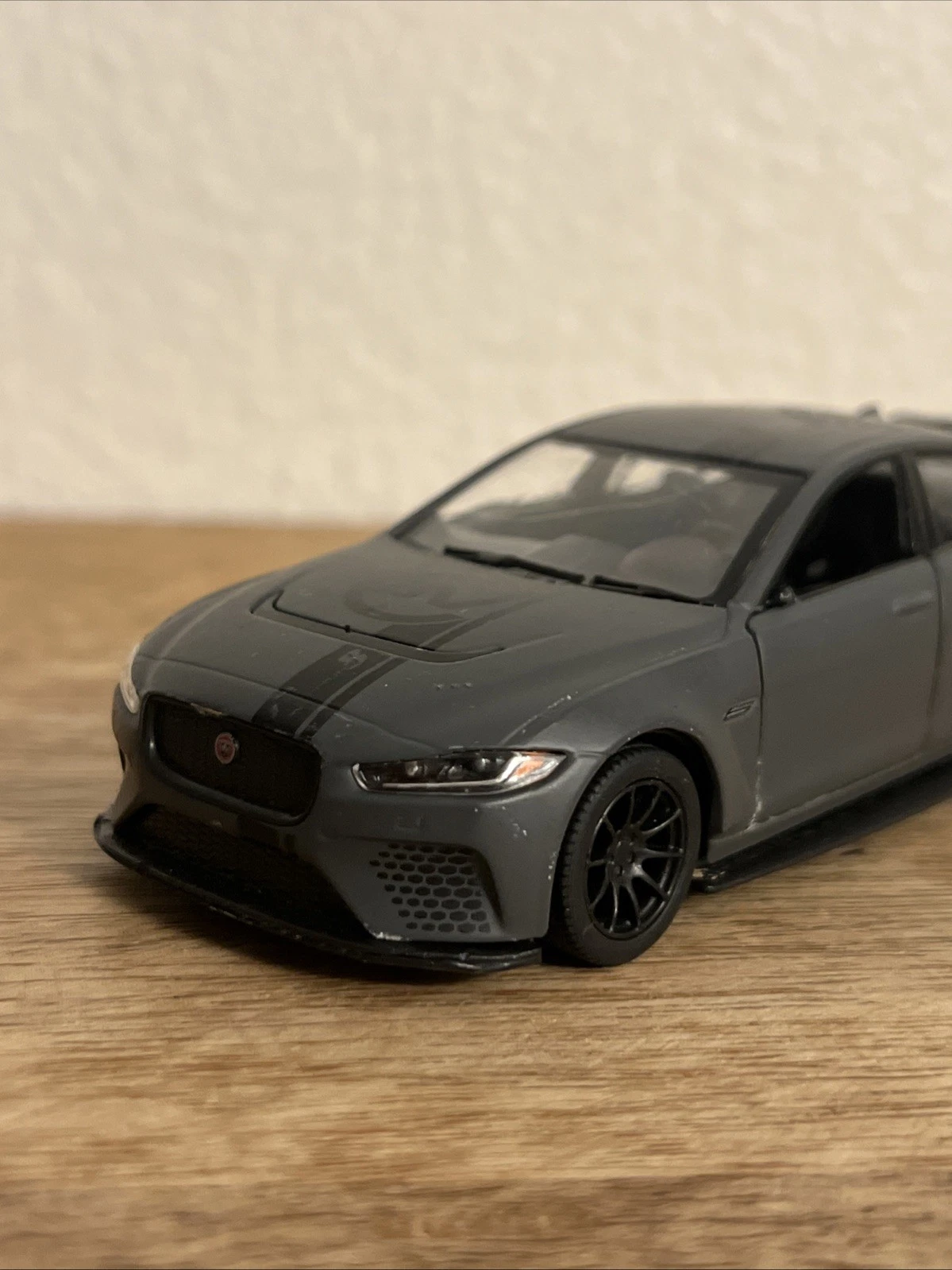 kinsmart 1/38 project 8 carro de brinquedo rodas de corda de metal 