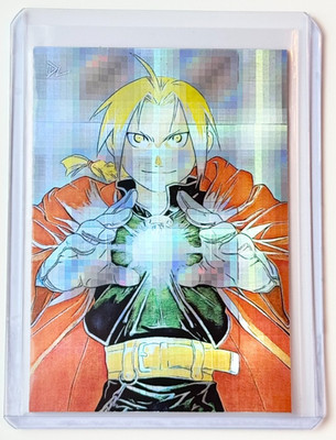 Edward Elric Limited Artist Signed ''Fullmetal Alchemist'' Refractor Card 1/1
