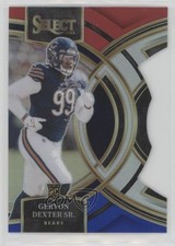 2023 Panini Select Premier Level Red & Blue Prizm Die-Cut Gervon Dexter Sr 0y27