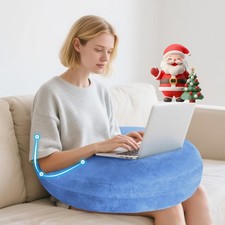 Gaming Pillow Arm Support Pillow for Bed  Sofa: Ergonomic U-Shaped Lap Pillo...