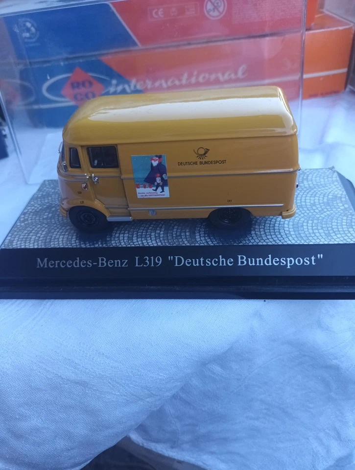 Brekina 1/87 (3603) Mercedes Benz L 319 Kastenwagen Deutsche Bundespost OVP#4775