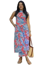 GoSriKi Women's Rayon Viscose Straight Printed Kurta with Pant