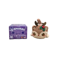 APHMAU MeeMeows REINDEER CAT Mystery 6" Plush HOLIDAY LIMITED EDITION (Open)
