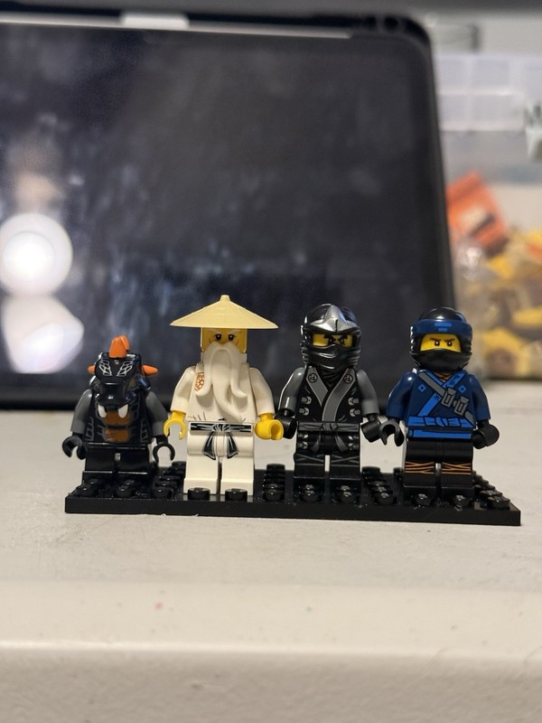 LEGO Ninjago Minifigure Lot – Sensei Wu, Jay, Cole ZX ,zultar