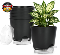 SelbstbewäSserungstopf 15Cm Set FüR Zimmerpflanzen KräUter Wasserreservoir