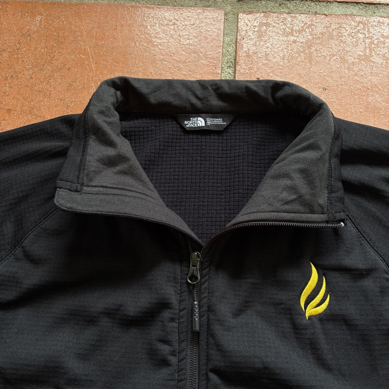 NWT The North Face Mountain Peaks Full Zip Jacket Black Men's Large Company Logo thumbnail 5