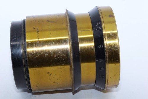 Vintage Cooke Anastigmat 18" f5.6 Series IV Brass lens. Covers 14x17. Wet Plate. - Picture 7 of 18