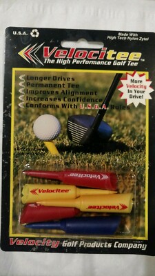 Velocitee High Performance in Golf Tees Colors Easy to Find (5 Tees) 