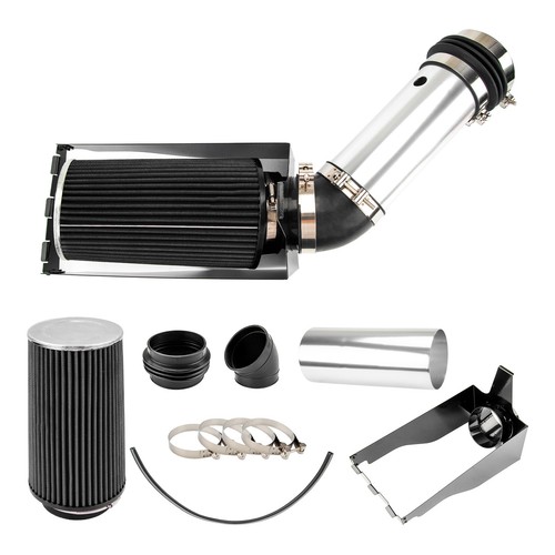 Cold Air Intake Kit For Ford F250 F350 7.3L Powerstroke Diesel 1999-2003 Black - Picture 3 of 12
