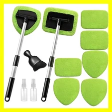 11Pcs Windshield Cleaner Tool Car Window Cleaning Wash Kit with 6 Reusable