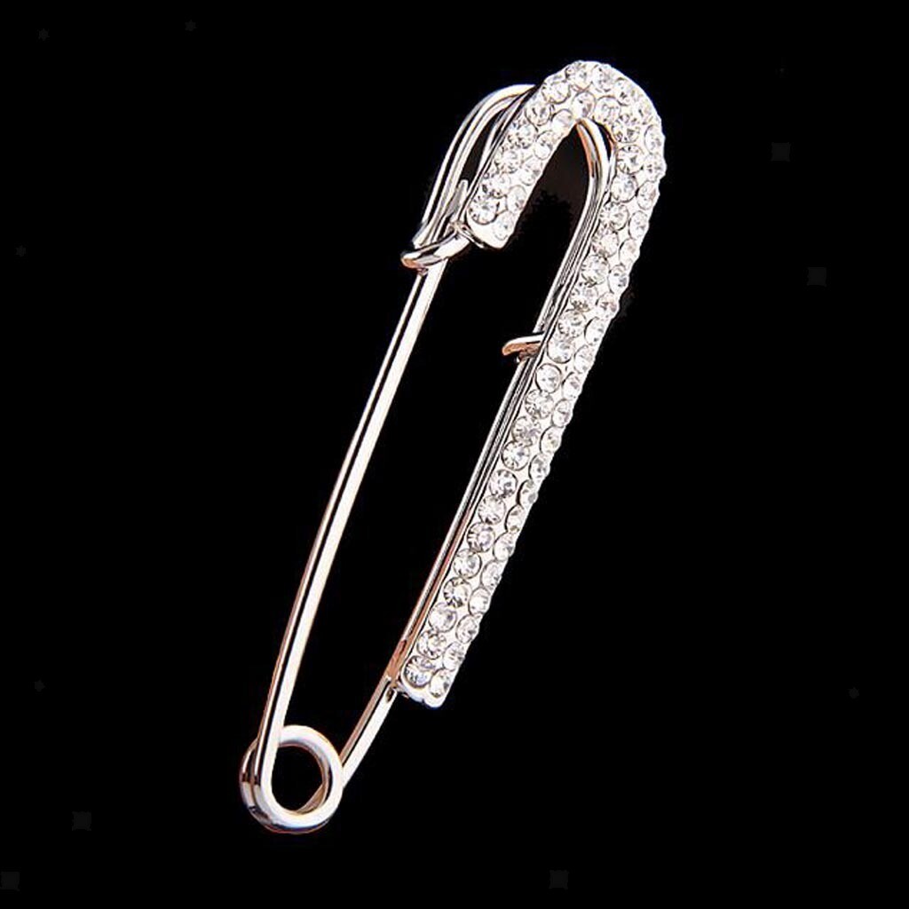 80x Broschennadeln Safety Pin - 5 Größen Gold & Silber Für DIY Schmuck