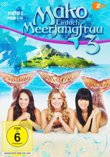 Mako Mermaids - Season 3 Volume 1 NEW PAL Cult 2-DVD Set Chai